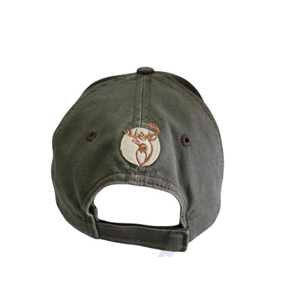 Bass Pro Shops Mens Cap Hat Strapback Green Patch Fishing Outdoors Adjustable - Picture 6 of 8